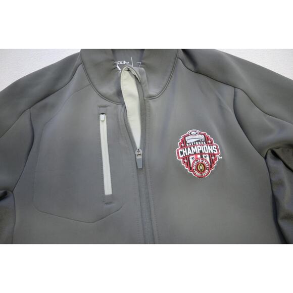 Antigua Golf Jacket Full Zip UGA Georgia National Champions 21-22 Womens Sz XL - Picture 7 of 11